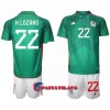 Virallinen Fanipaita + Shortsit Meksiko Hirving Lozano 22 Kotipelipaita MM-Kisat 2022 - Lasten